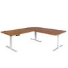 TISCHPLATTE FÜR ECK-SCHREIBTISCH Braun - Hellbraun, Holz (97/177/2cm) - MCW