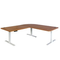 TISCHPLATTE FÜR ECK-SCHREIBTISCH Braun - Hellbraun, Holz (97/177/2cm) - MCW