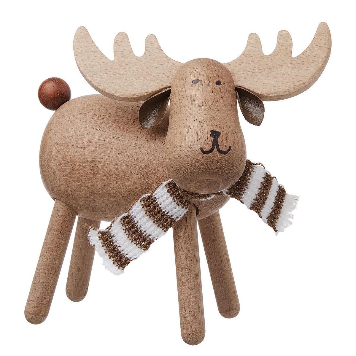 DEKO-ELCH Woody Forest - Braun, Holz (14/15/6cm) - Butlers