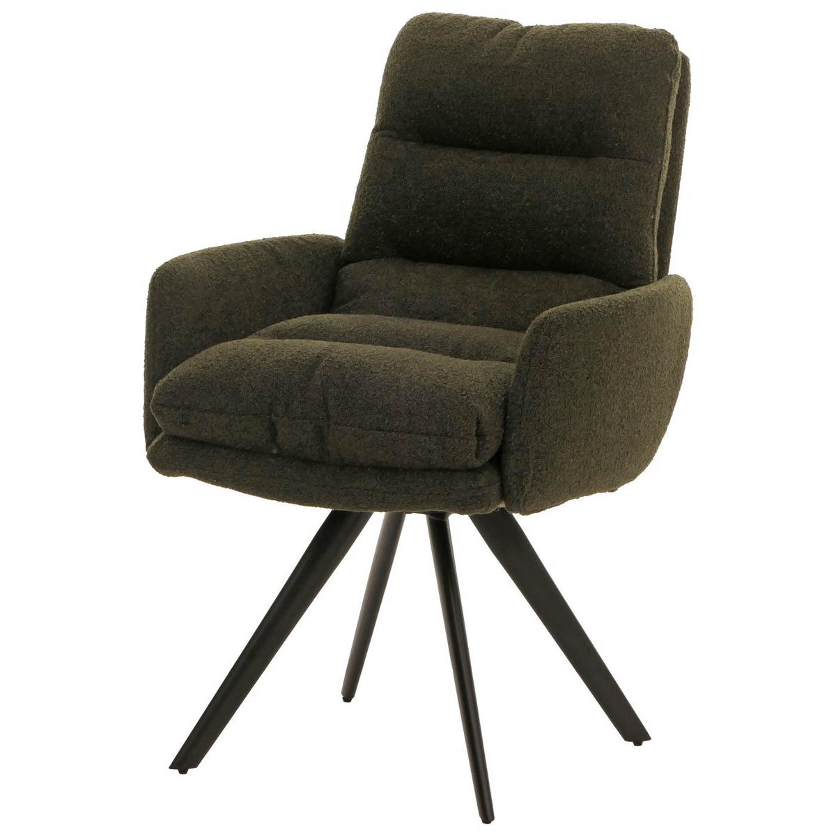 ESSZIMMERSTUHL Grün 6er-Set - Grün, Textil (62/92/68cm) - MCW