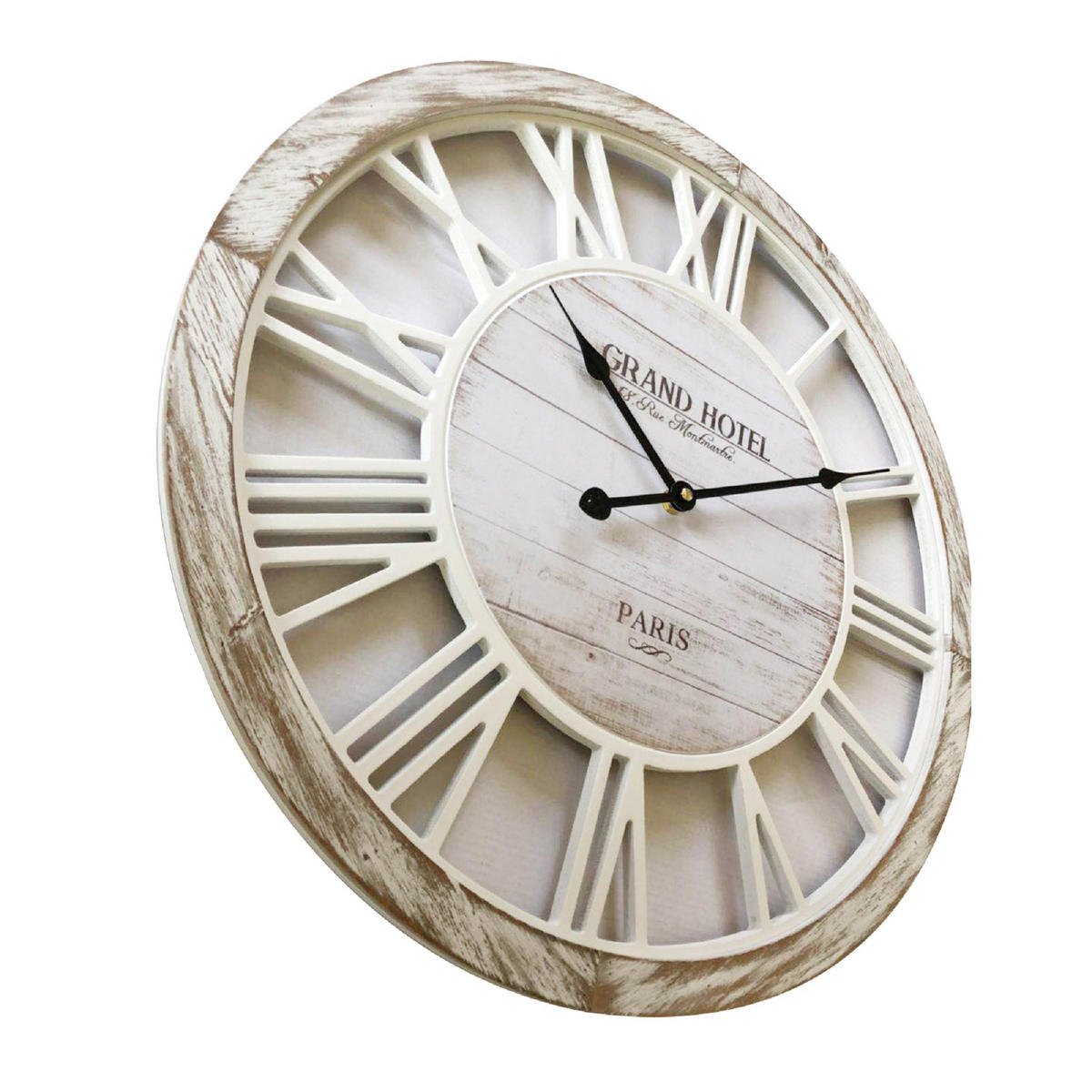 WANDUHR Grau 5/50/50 cm - Grau, Holzwerkstoff (5/50/50cm) - Mobili Rebecca