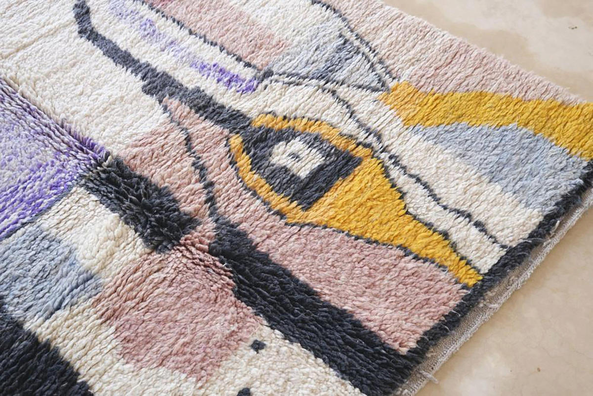 BERBERTEPPICH aus reiner Wolle 180x 260 cm - Multicolor, Naturmaterialien (180/260cm) - AFK Living