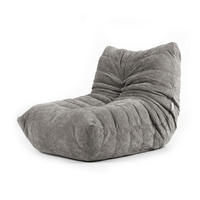 LIEGE-SESSEL Enzo - Hellgrau, Textil (78/32/102cm)