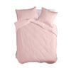 BETTBEZUG basic 135/140x200 cm (standardgrösse) hellrosa - Rosa, Textil (140/200cm) - Happy Friday