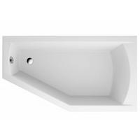 BADEWANNE Eckwanne SELENA 150/90 Rechts mit Styro Ablauf Füße - Weiß, Kunststoff (90/59/150cm) - bad land