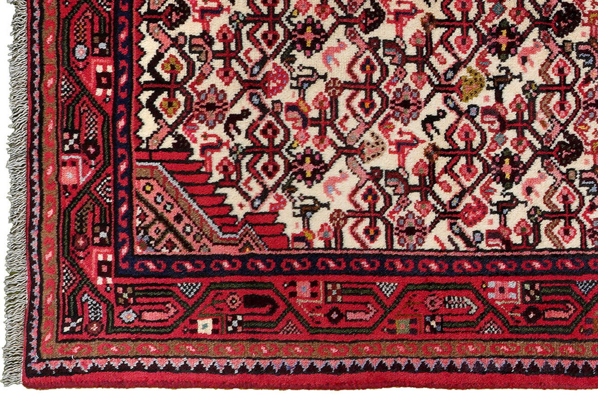 TEPPICH Assadabad Mehrfarbig 209/79 cm Schurwolle - Multicolor, Textil (79/209cm) - Looma