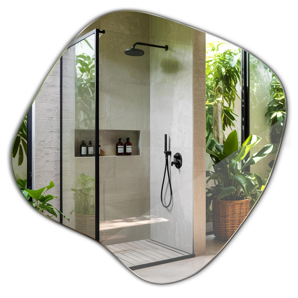 TULUP ZRCADLO Designové 67x67,6 cm
