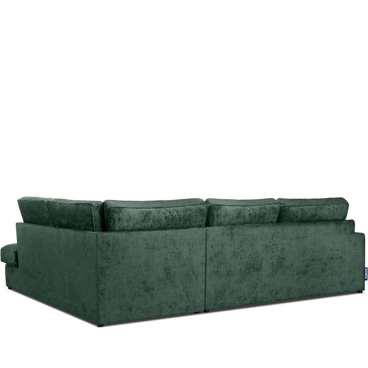 ECKSOFA RECHTS IMPERA Modern 4/5 Sitzer, Grün - Grün, Textil (314/224cm) - KONSIMO®