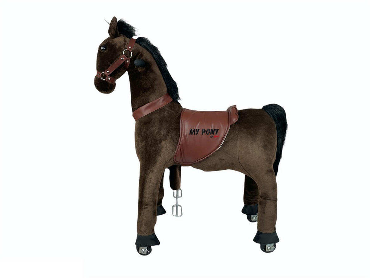 REITPFERD Kiara dunkelbraun Größe S - Dunkelbraun, Kunststoff (72/29/83cm) - TPFLiving
