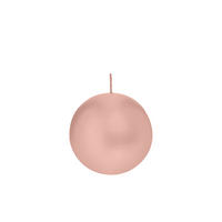 KUGELKERZEN Lachs Ø 80 mm, 6 Stück - Koralle, Paraffin (8/8/8cm) - Wiedemann Kerzen