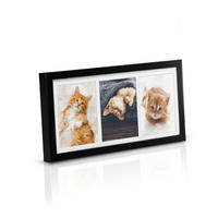 BILDERRAHMEN Galeria 13x18cm Schwarz - Schwarz, Holzwerkstoff (25/2/52cm) - BoMoe