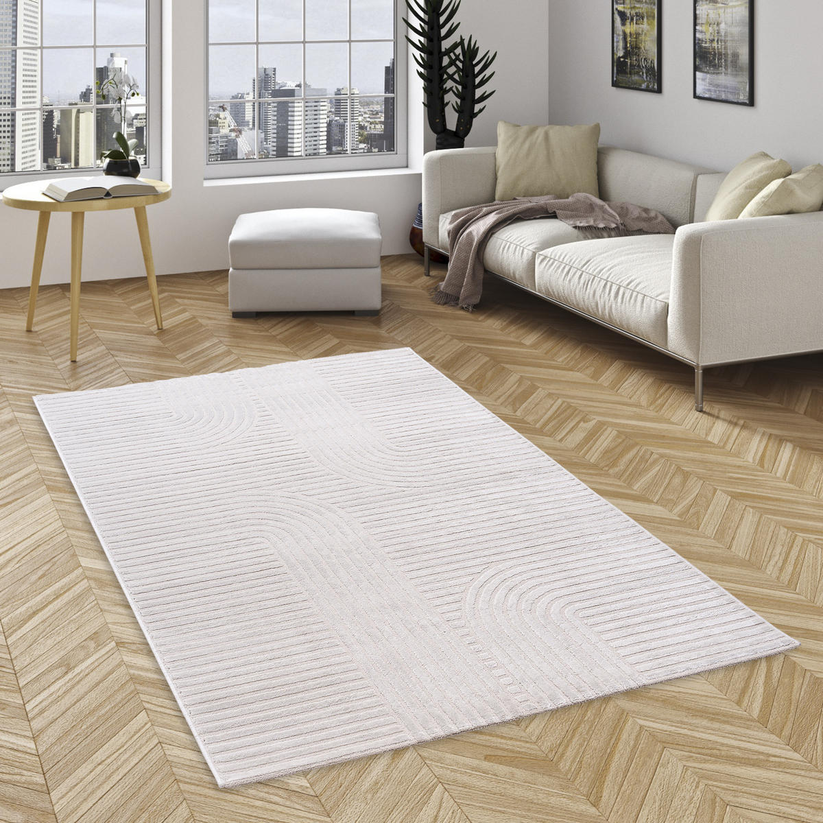 TEPPICH LUCIA SOFT - Creme, Textil (200/290cm) - Pergamon