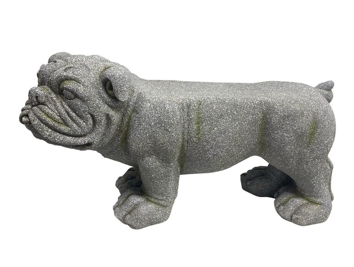 HOCKER Dog 76/31/43 cm - Grau, Kunststoff (31/43/76cm) - Leitmotiv