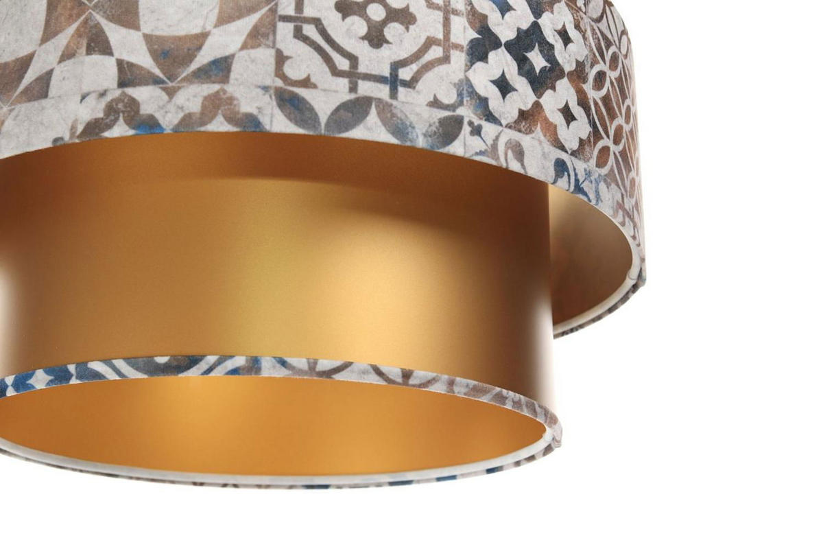HÄNGELEUCHTE Gold 50/20 cm - Goldfarben, Kunststoff (50/1/20cm) - ONZENO