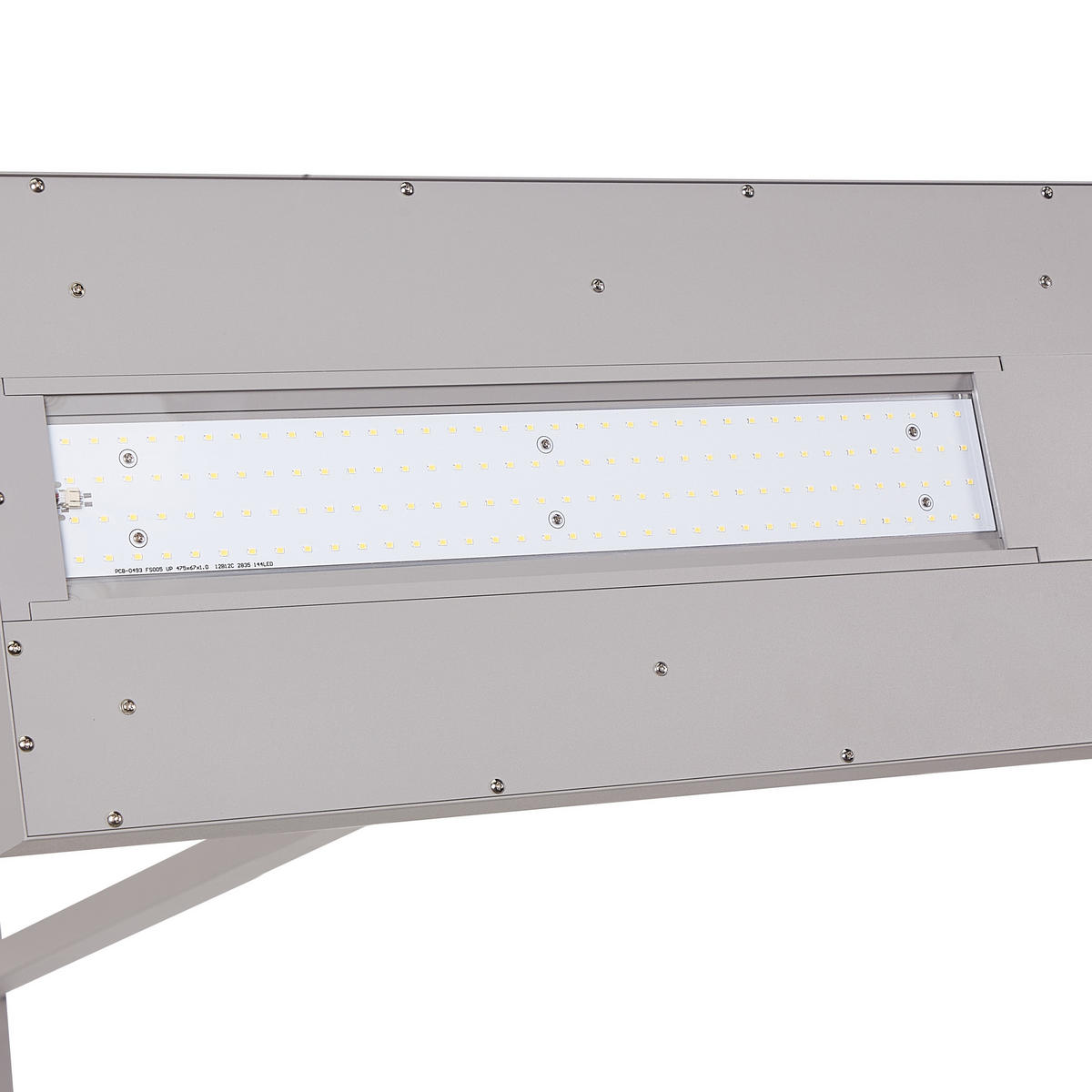 STEHLAMPE Taurus 61/29/197 cm - Silberfarben, Metall (61/29/197cm) - Beliani