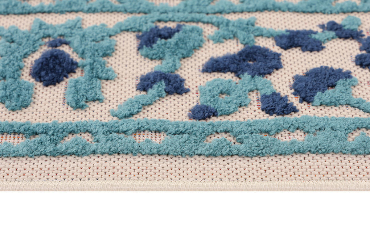 TEPPICH PATIO CREME 90/150 cm - Creme, Textil (90/150cm) - Tapiso