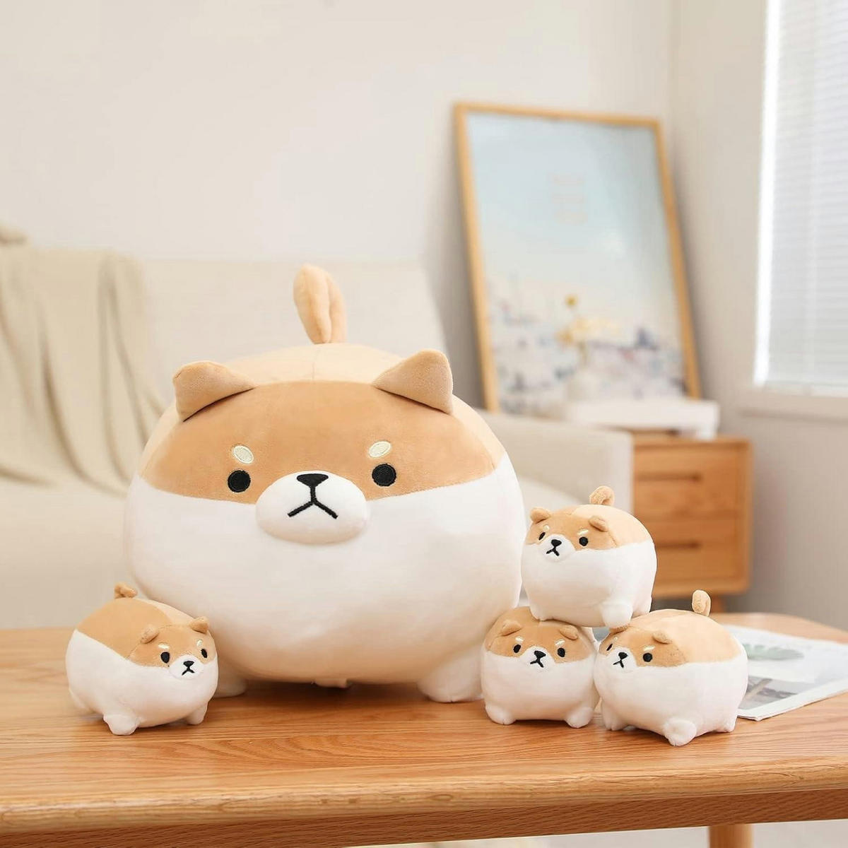 STOFFTIER Shiba Inu 5-teiliges Set - Multicolor, Textil (30.5/40.6cm)