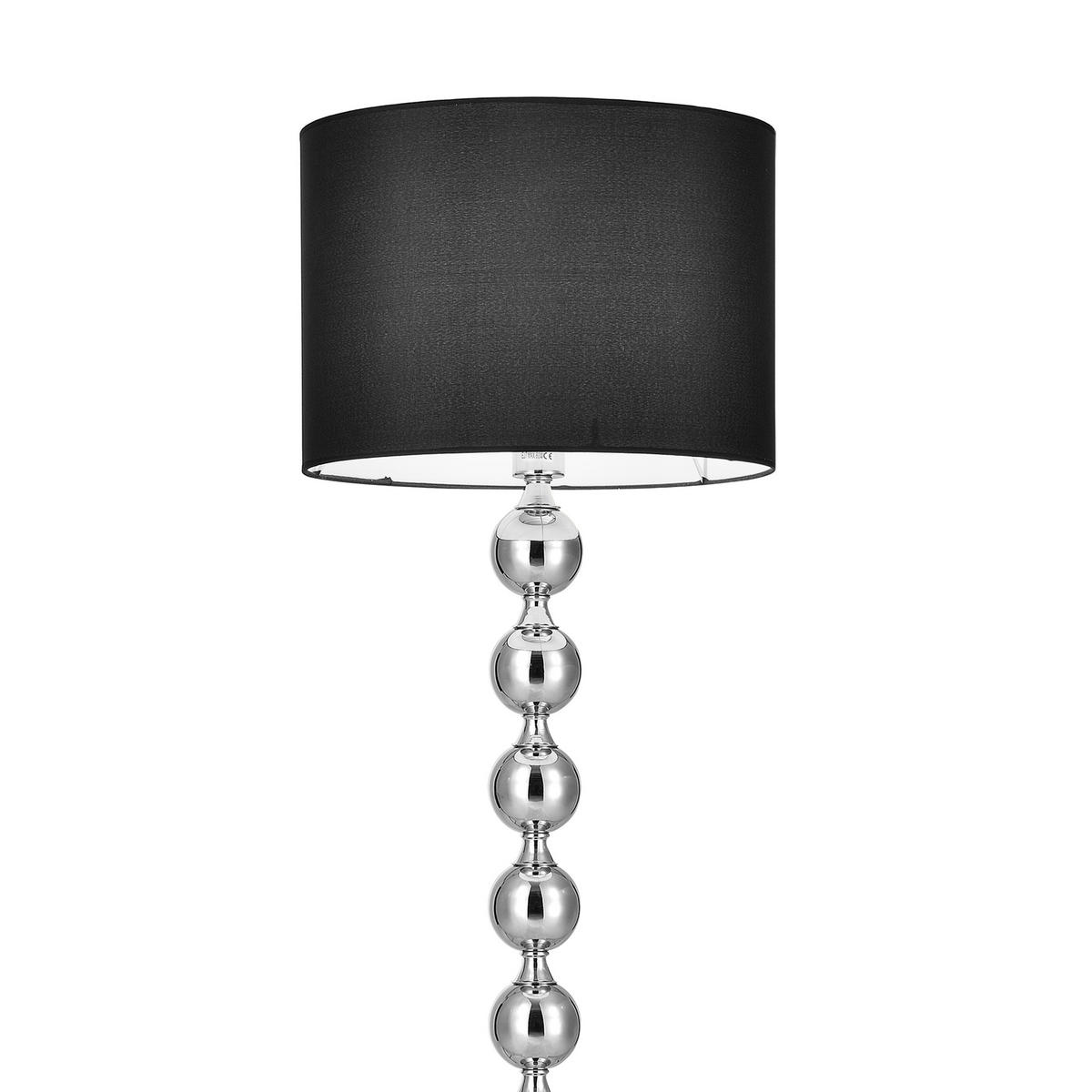 STEHLEUCHTE Spheric Black - Schwarz, Metall (48/48/155cm) - lux.pro