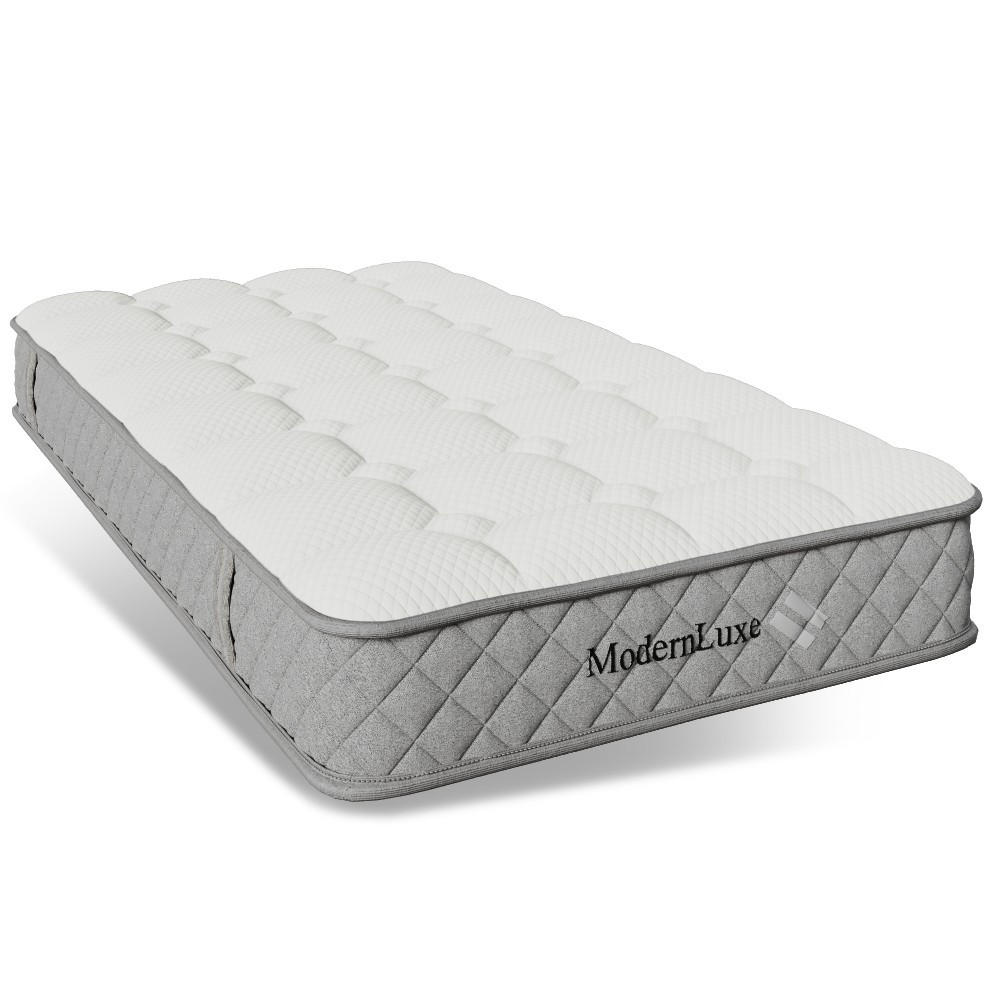 KALTSCHAUMMATRATZE 140x200 cm, 7-Zonen, H3, 20 cm, 4 Griffe, Vakuumverpackung - Weiß, Textil (140/200cm)