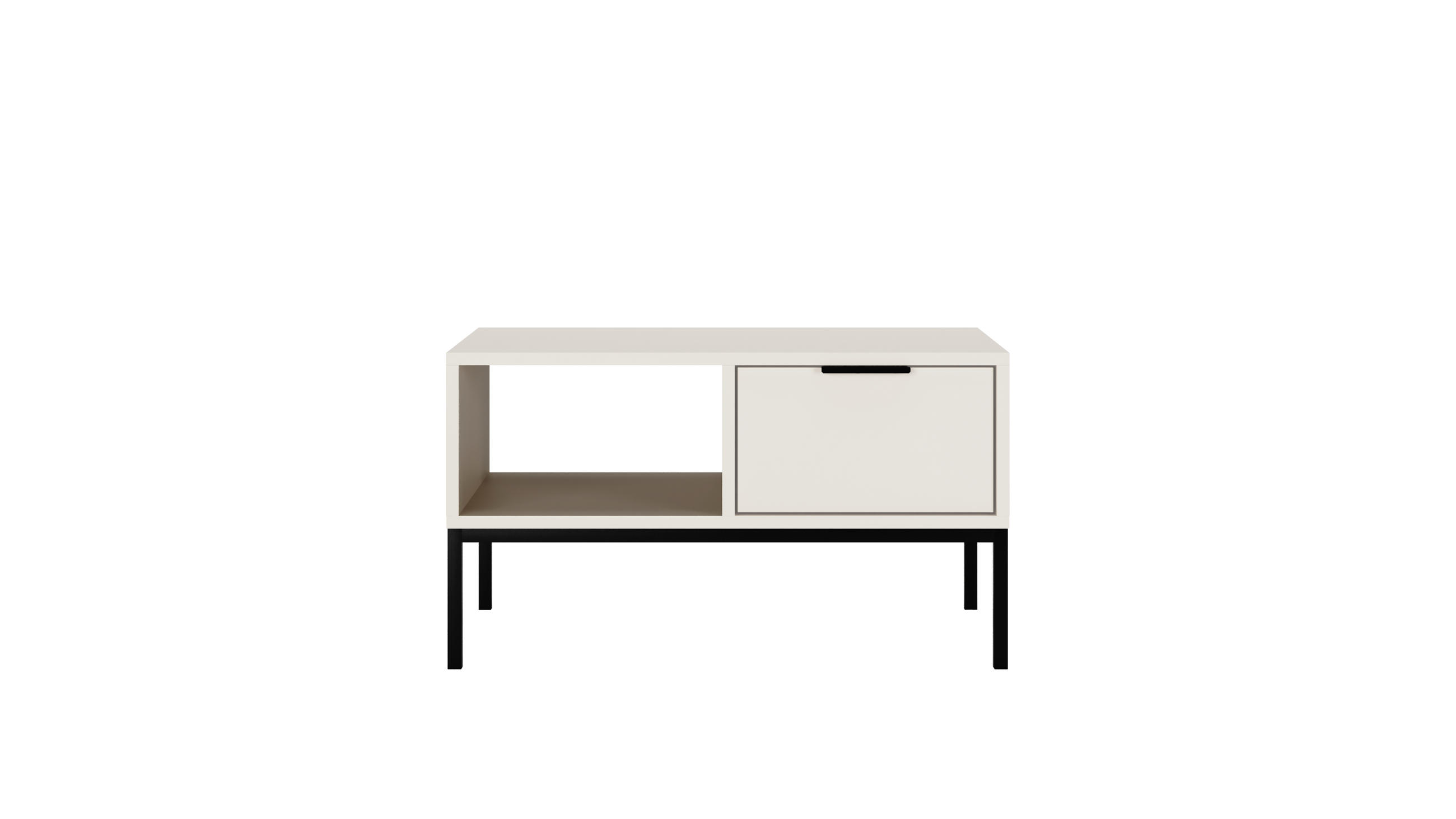 COUCHTISCH Austin 60/45,4/80 cm - Schwarz/Weiß, Holzwerkstoff (80/60/45cm) - Kocot Kids