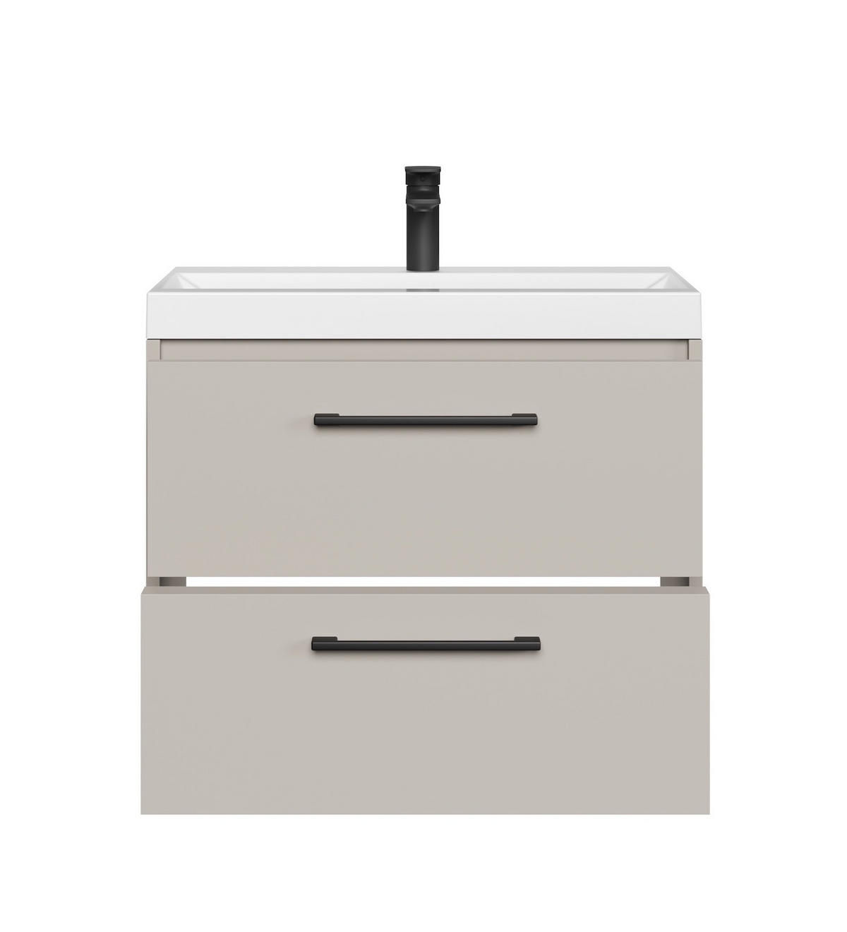 BADMÖBEL-SET Florence 2 Teile Cashmere - 60 x 35 x 51 cm - Kaschmir, Holz (60/51/35cm) - Badplaats