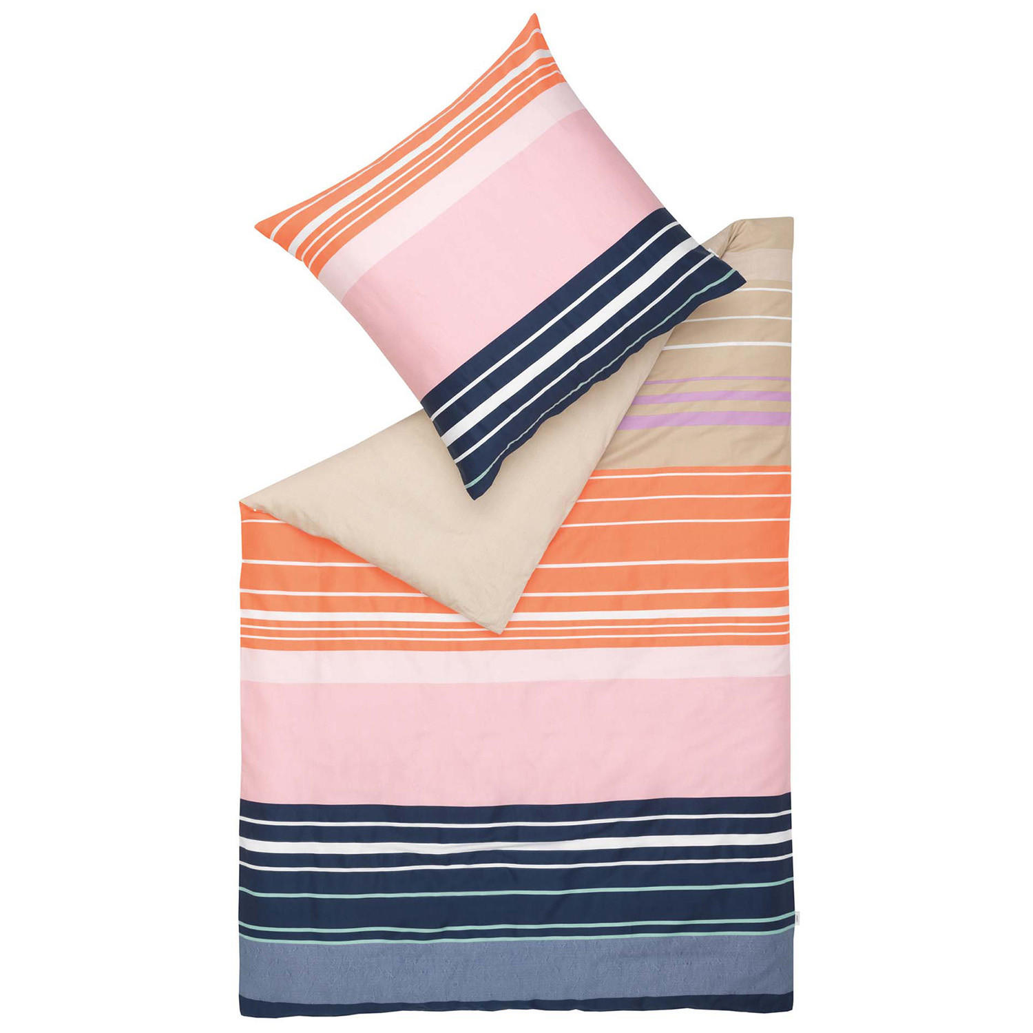 WENDEBETTWÄSCHE CARLSON - Blau, Textil (135/200cm) - Esprit
