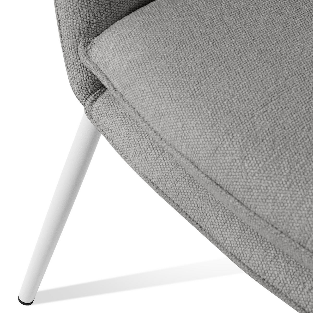 GARTENSOFA SOLIS Loungesofa, - Grau, Textil/Metall (118/76/66cm) - KONSIMO®
