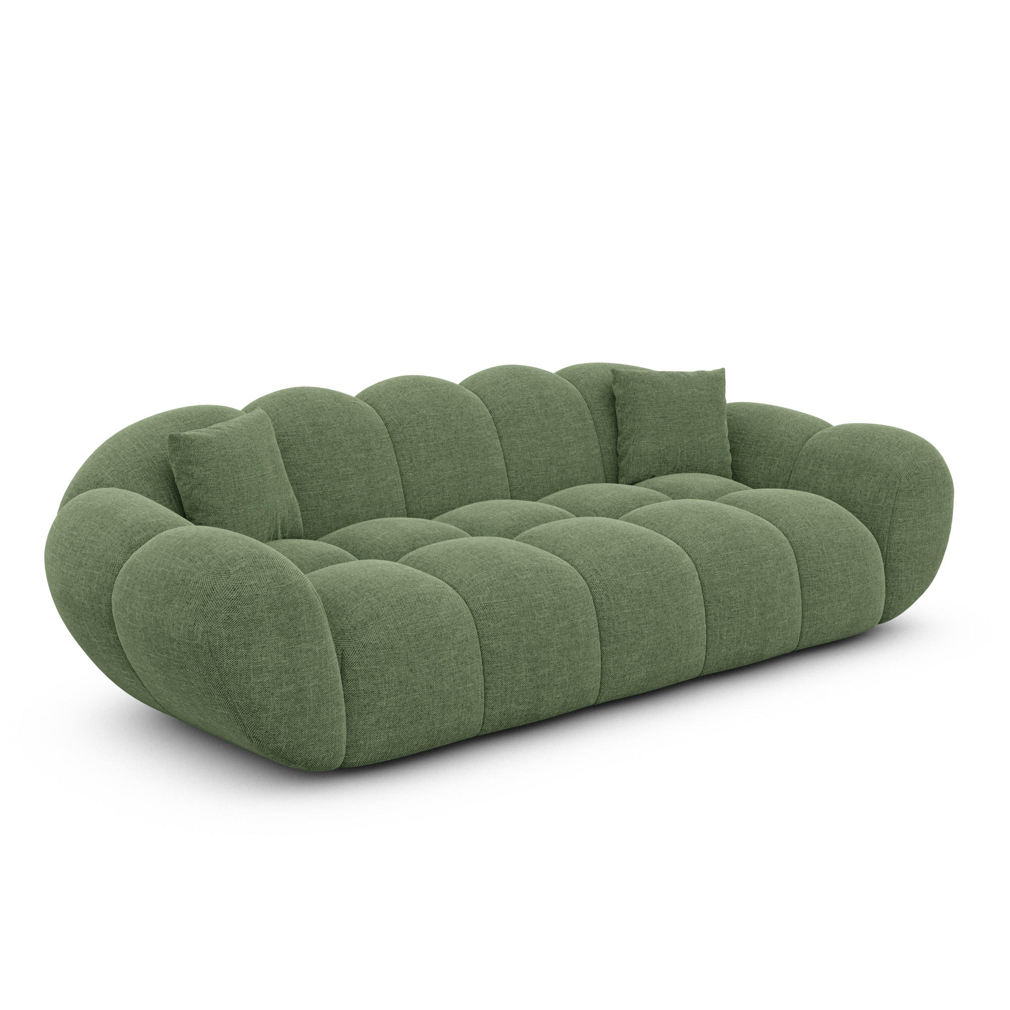 Varoyal 3-Sitzer-Sofa Grün 223x70x93 cm