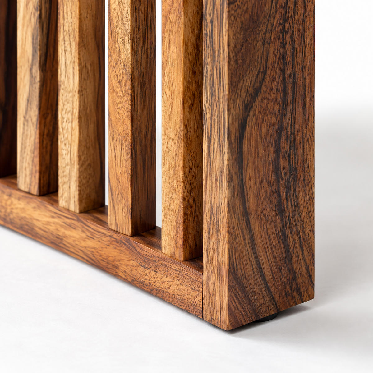 SITZBANK Natur Akazienholz geölt XL 90 cm - Braun, Holz (90/43/33cm) - Relaxdays