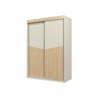 SCHIEBETÜRENSCHRANK Aston 02 - Eichefarben/Beige, Holzwerkstoff (150/215/65cm) - MIRJAN24
