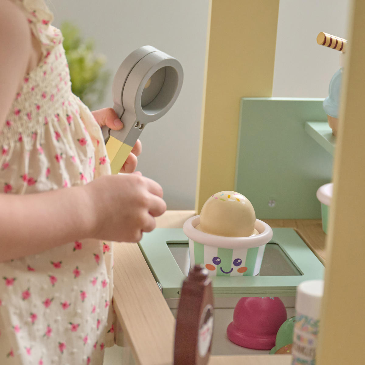 EISSTAND mit 33 Zubehörteilen, 100cm, Minze - Grün, Holz - Teamson Kids