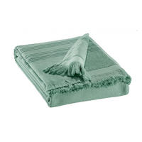 HAMMAM-TUCH Cancun salbeigrün 90 x 180 cm - Salbeigrün, Textil (90/180cm) - Vivaraise