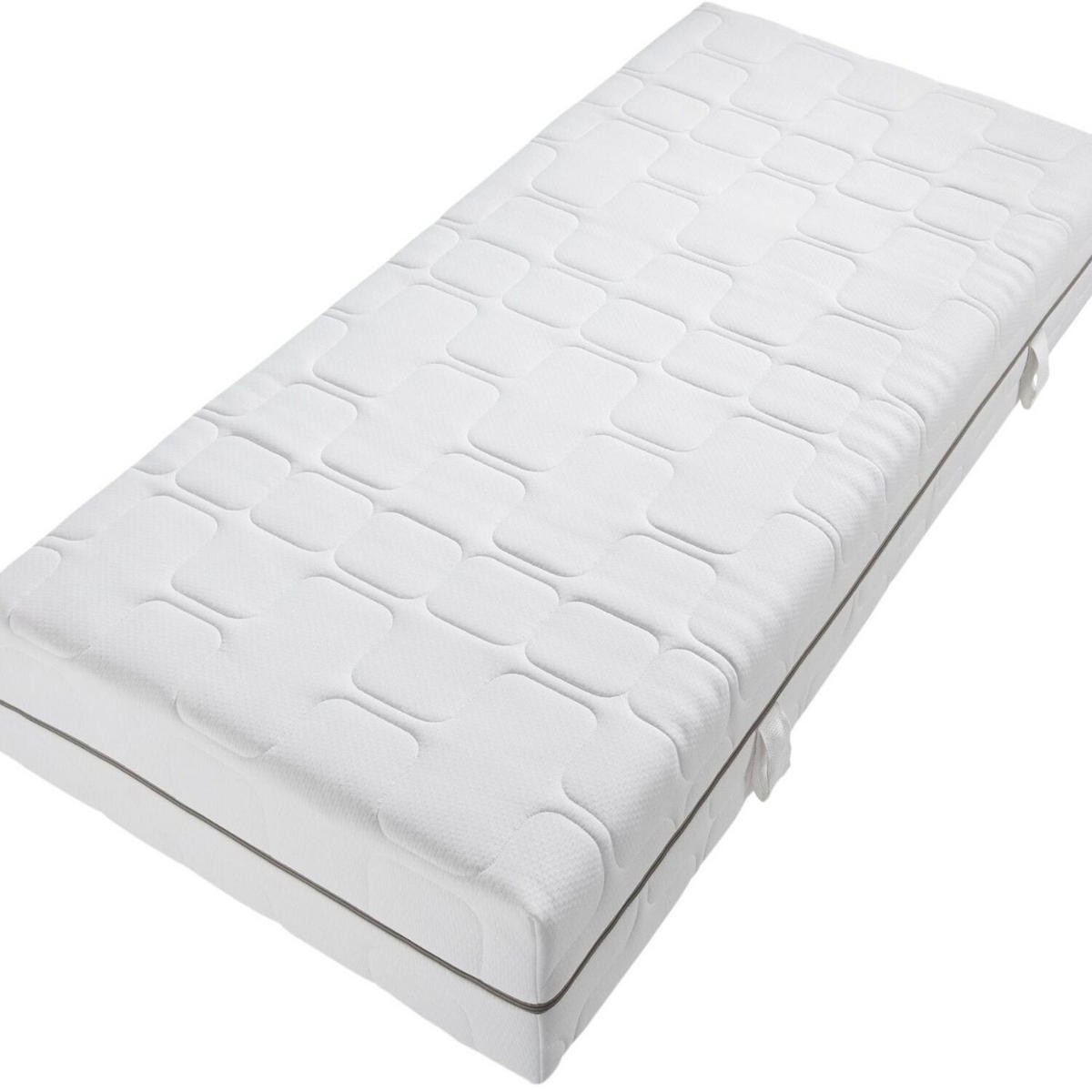 KALTSCHAUMMATRATZE Grand Master 140x200 Höhe 26cm, 7-Zonen H3 - Weiß, Textil (140/200cm) - Sleepneo
