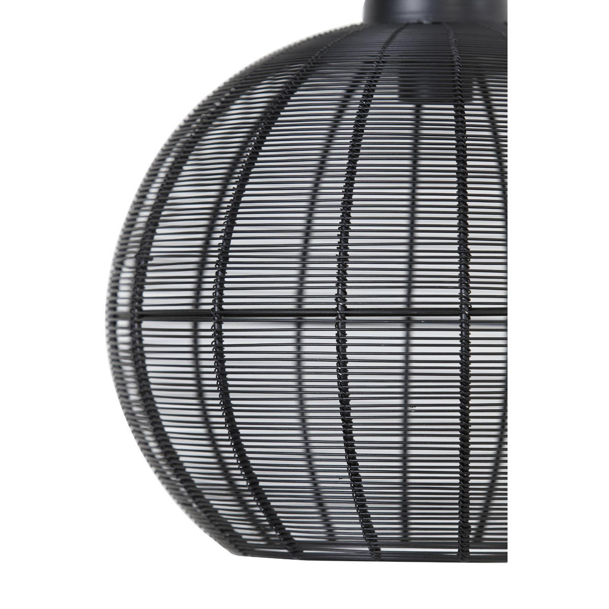 PENDELLEUCHTE Milla Schwarz 36/36/38 cm - Schwarz, Metall (36/36/38cm) - Light & Living