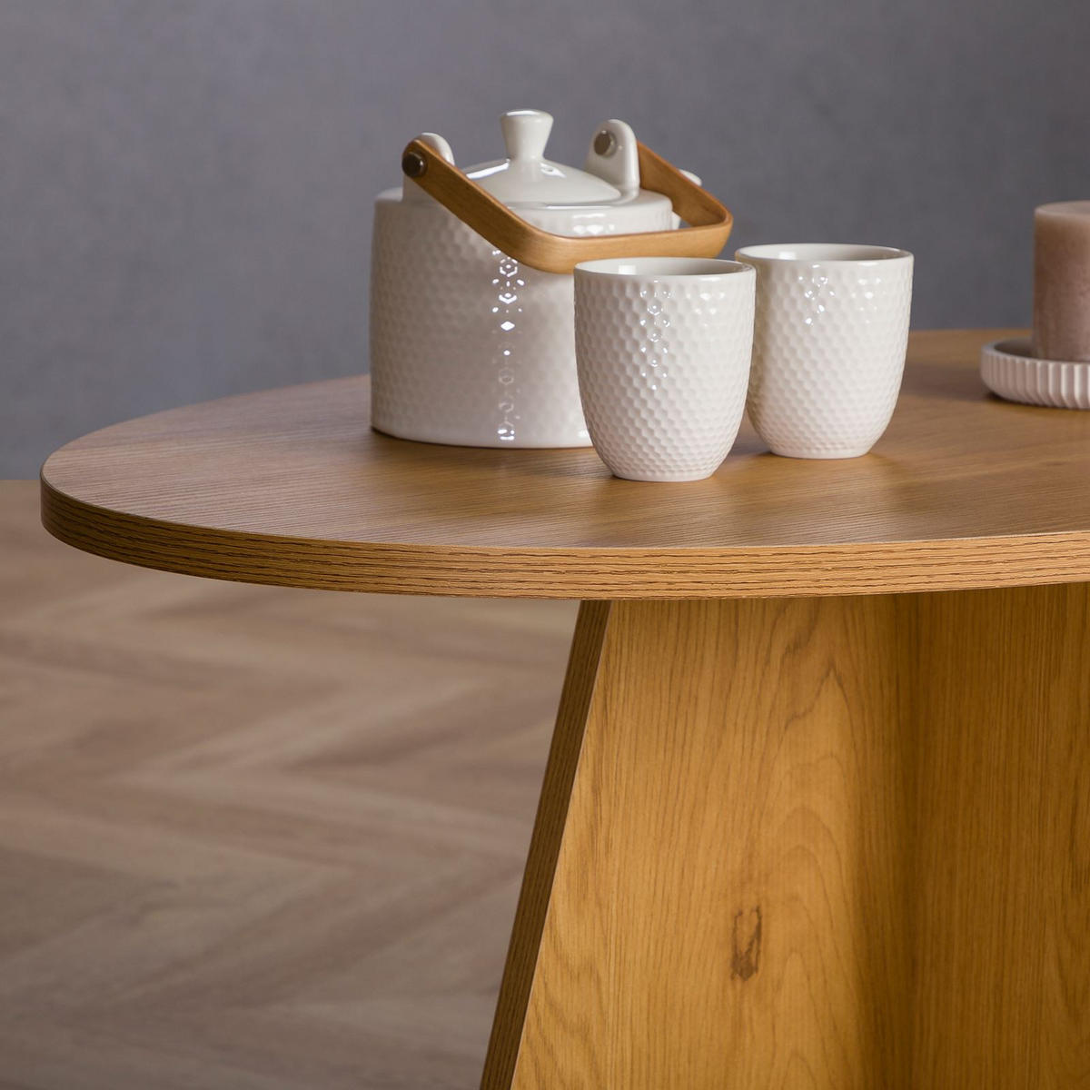 COUCHTISCH LAMESA - Wildeiche, Holzwerkstoff (50/80/42cm) - IDIMEX