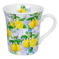 KAFFEEBECHER Sizilianische Früchte - Naturfarben, Keramik (0.41L) - Könitz