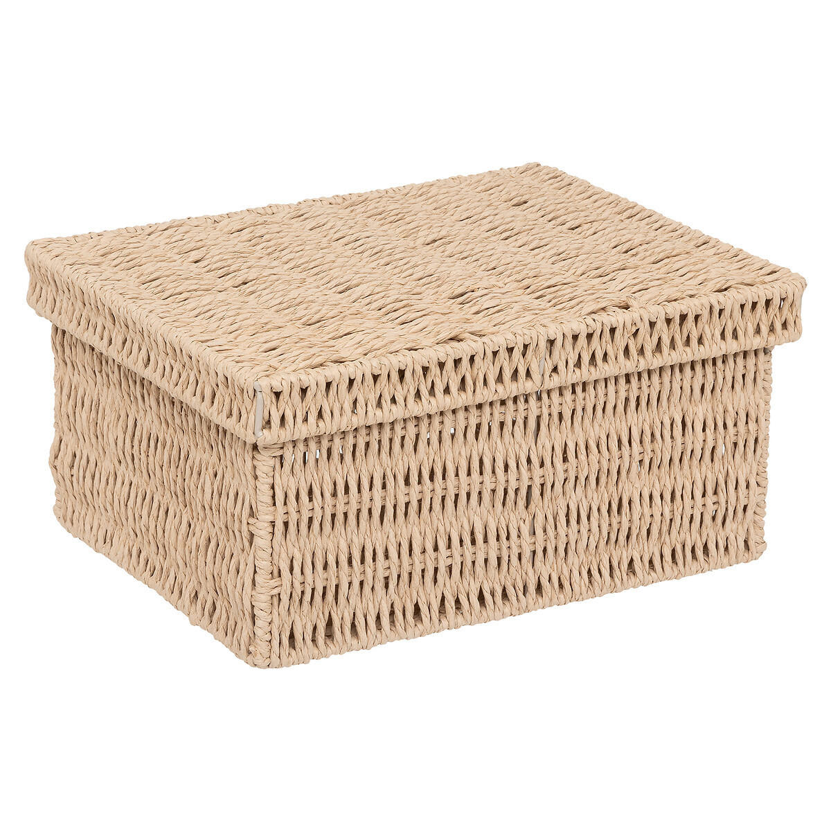 DOKUMENTENBOXEN mit Verschluss Kord - Braun, Papier (28/18/38cm) - 5five Simply Smart