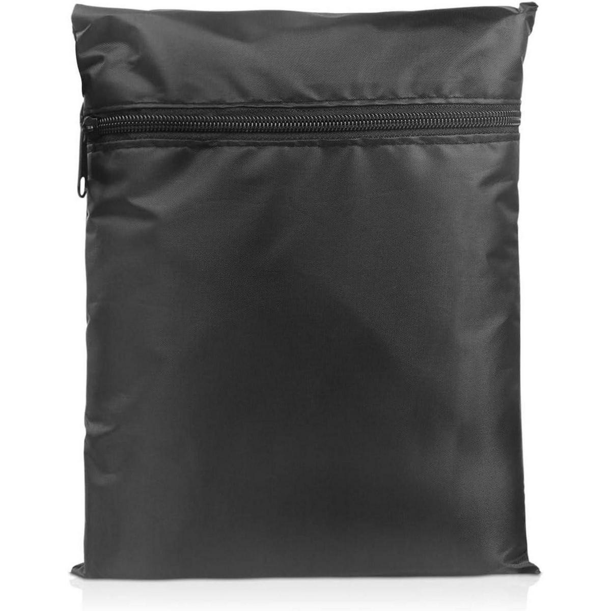 ABDECKHAUBE für Tischgrill 80 x 60 x 25 cm Wasserdicht - Schwarz, Kunststoff (1/1/1cm)