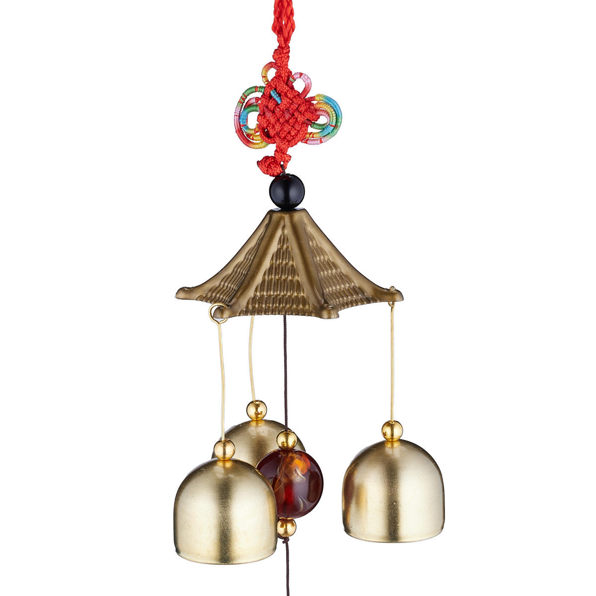 2XWINDSPIEL - Goldfarben, Kunststoff/Metall (6.5/6.5/49cm) - Relaxdays