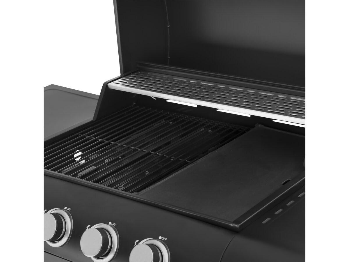 GASGRILL feria 5 Schwarz - Grau, Metall (57/104/118cm) - Habitat Garten