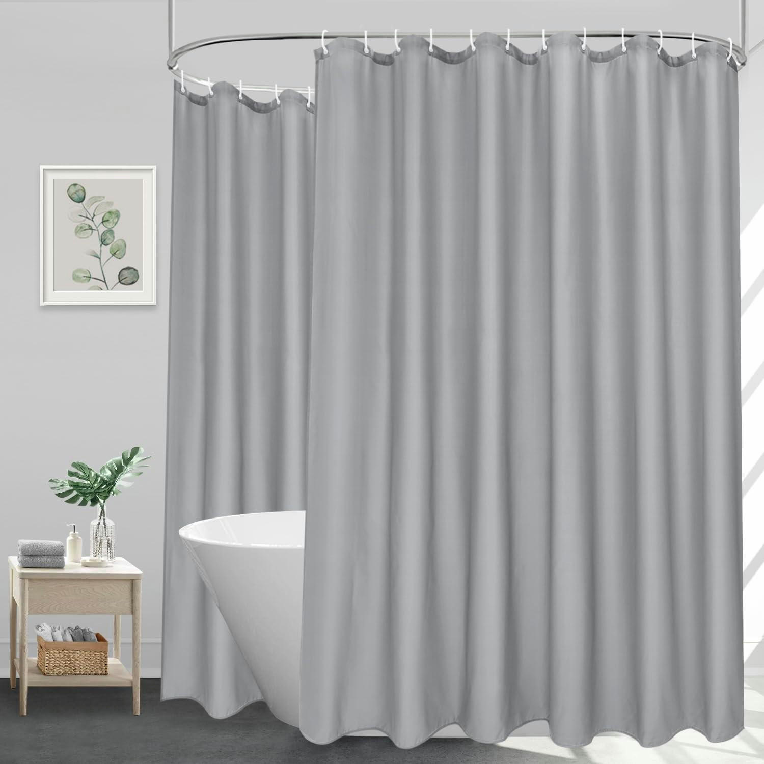 DUSCHVORHANG Grau 300 x 200 cm - Grau, Textil (300/200cm)