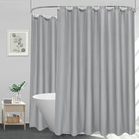DUSCHVORHANG Grau 300 x 200 cm - Grau, Textil (300/200cm)