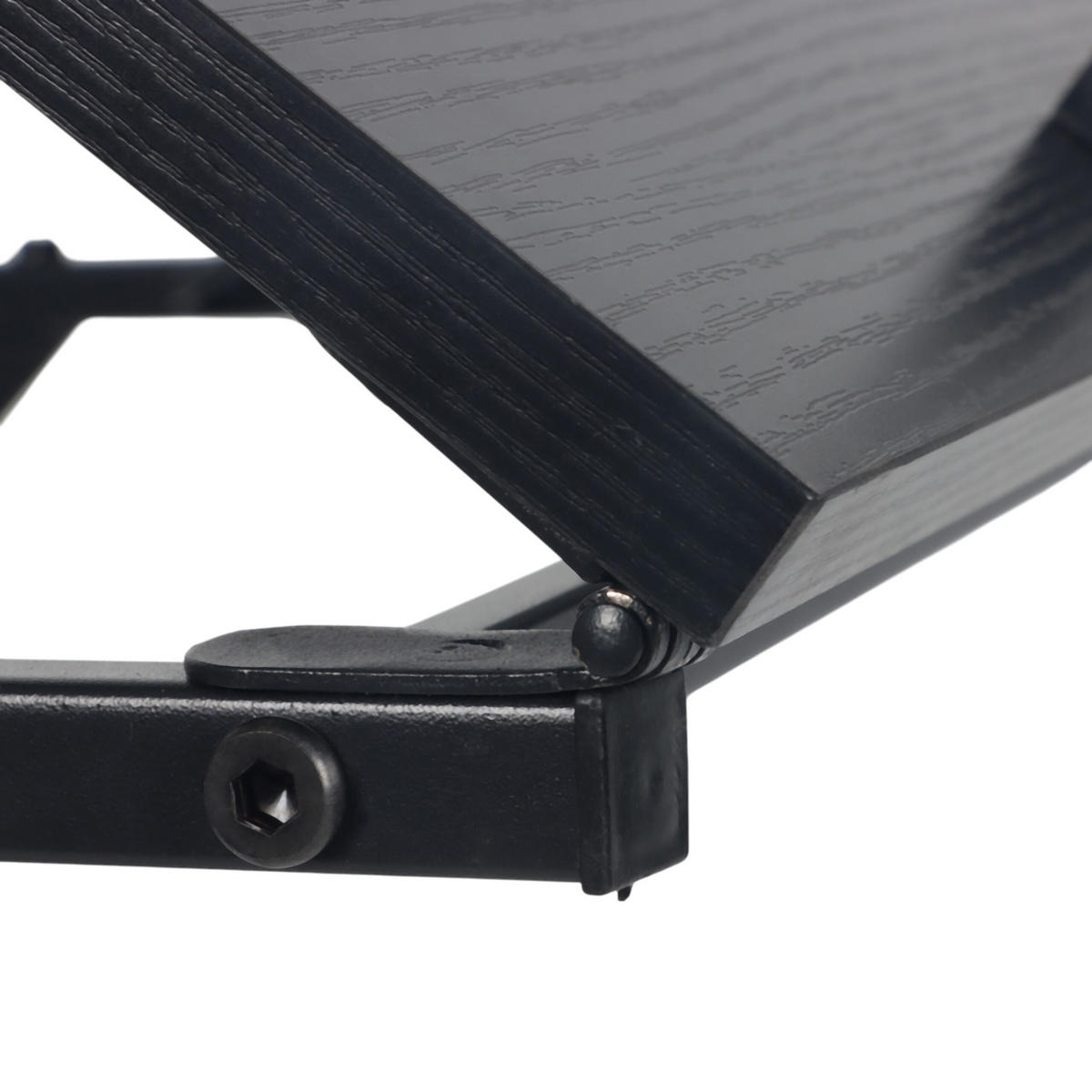 BEISTELLTISCH - Schwarz, Holzwerkstoff/Metall (35/55/66cm) - Relaxdays