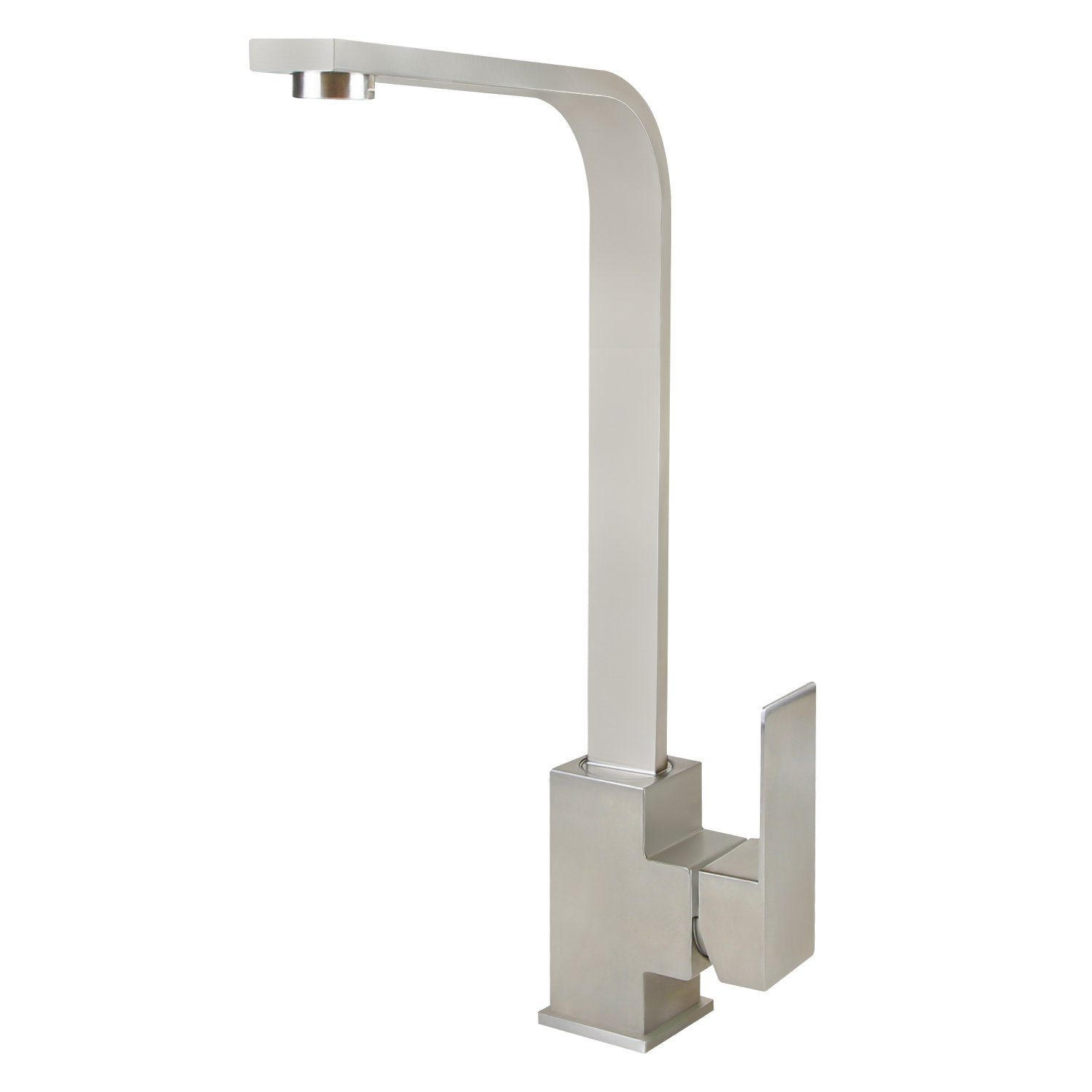 WASCHTISCHARMATUR Wassarg 4.9/35.5/23.2 cm - Silberfarben, Metall (4.9/35.5/23.2cm) - ZMH