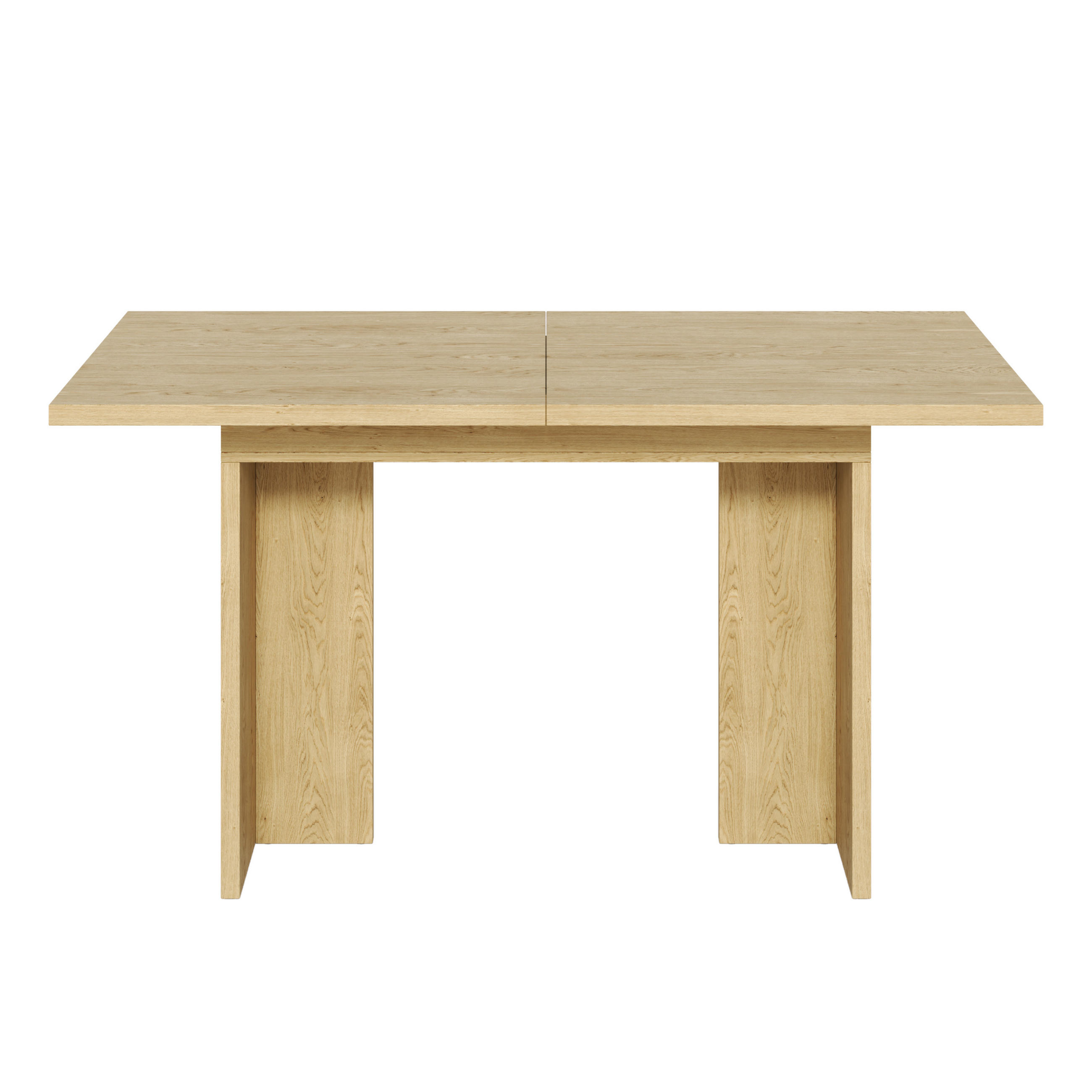 ESSTISCH 80/180/75 cm Eichefarben aus MDF mit 30 mm Tischplatte - Eichefarben, Holzwerkstoff (180/80/75cm) - OKWISH