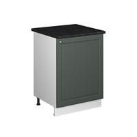 SKŘÍŇKA POD DŘEZ Fame-Line, Zelená zlatá země/Bílá, 60 cm - bílá/zelená barva, kompozitní dřevo (60/82/60cm) - Vicco