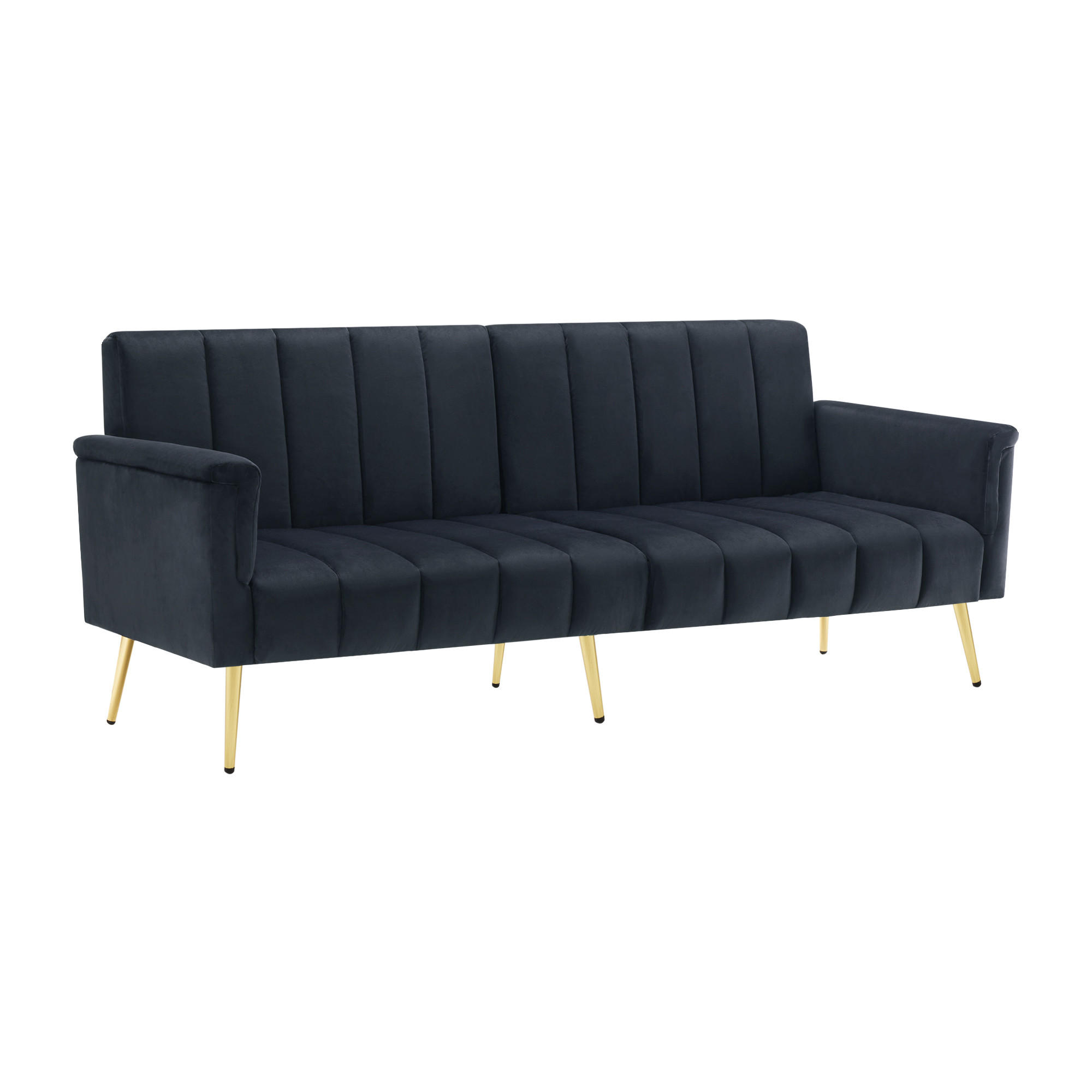 SCHLAFSOFA Dunkelgrau 183/76/75 cm - Dunkelgrau, Textil (76/75/183cm) - Urban Meuble