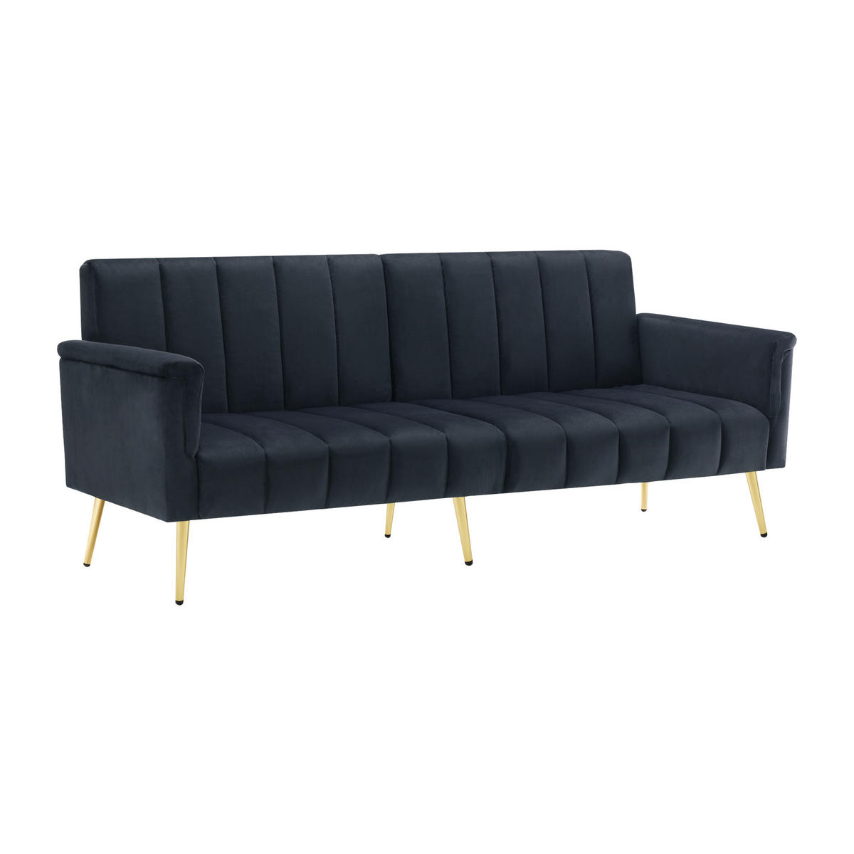 SCHLAFSOFA Dunkelgrau 183/76/75 cm - Dunkelgrau, Textil (76/75/183cm) - Urban Meuble