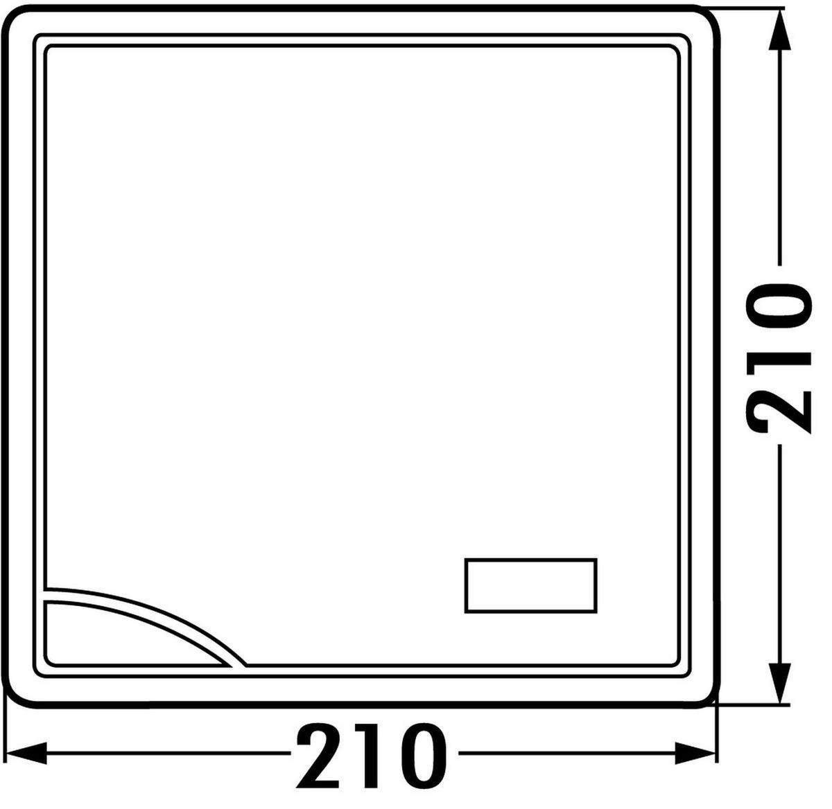 EINBAUWAAGE Arbeitsplatte Küche Elektronische Küchenwaage Edelstahl/Glas - Schwarz, Glas - Livingpoint24