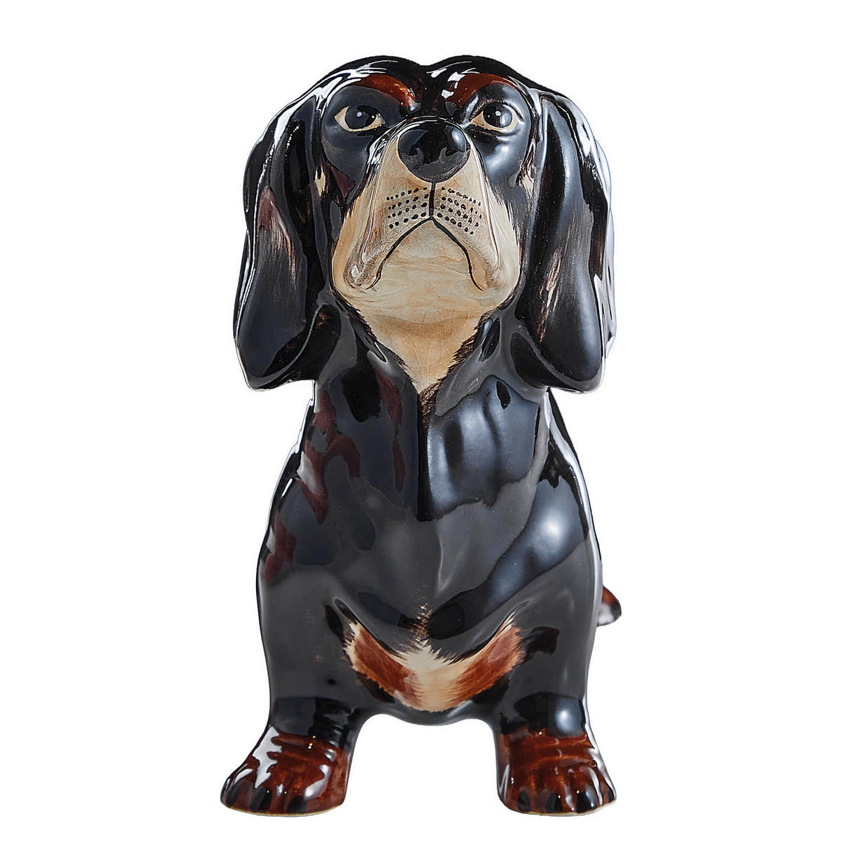 SPARDOSE Bodo Dackel - Braun, Keramik (25/17/9cm) - Butlers